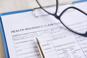 an insurance claim form